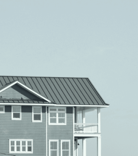 gray and white home